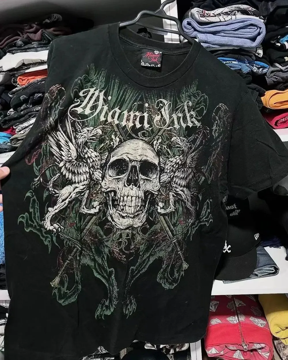 Męski t-shirt Y2K z nadrukiem retro, oddychający na lato Dtket39x32kf