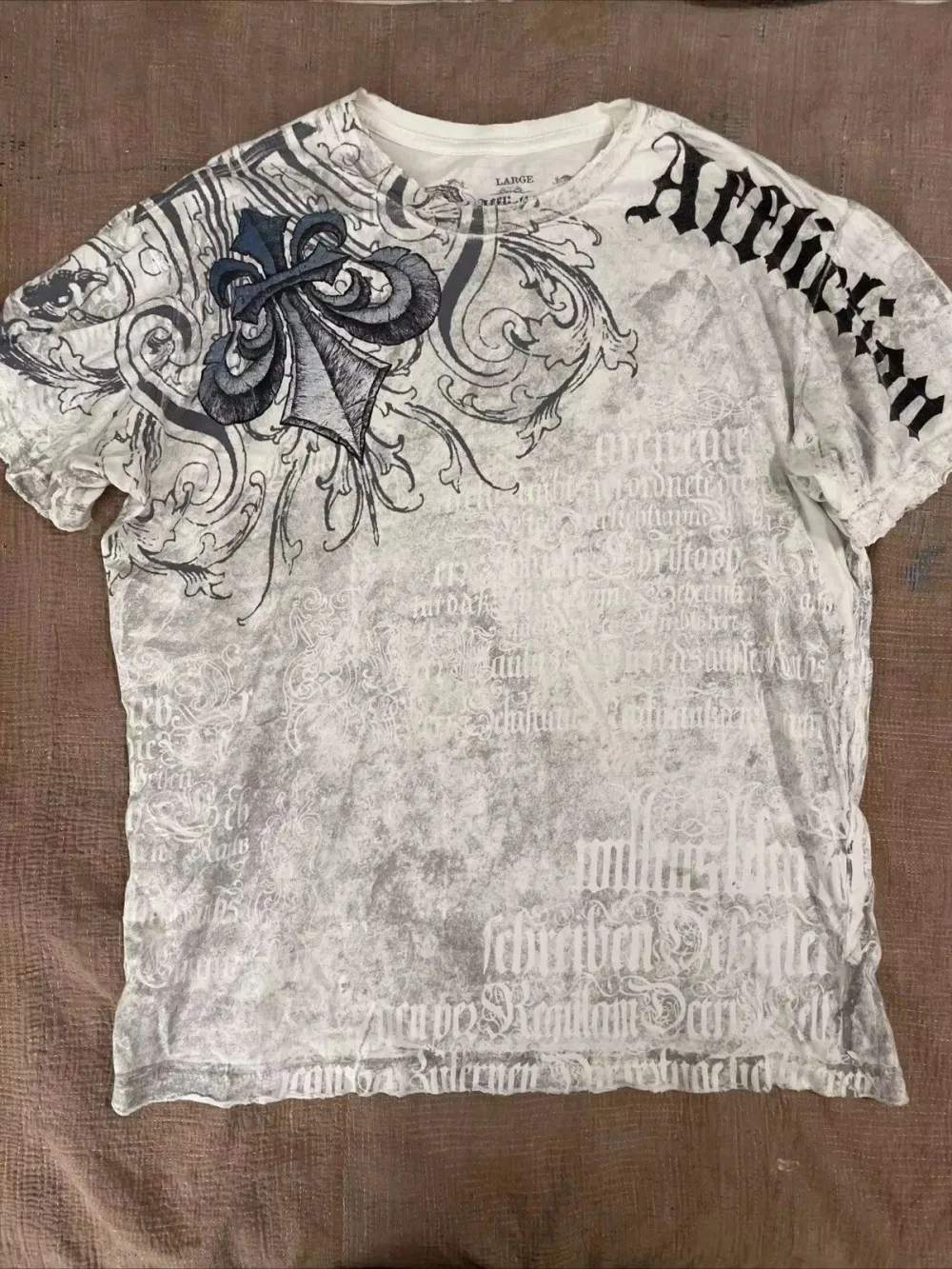 Męski t-shirt Y2K z nadrukiem retro, oddychający na lato Dtket39x35ke