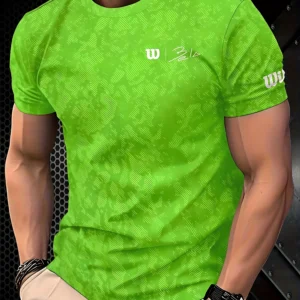Męski t-shirt z nadrukiem korony King, czarno-złoty Txs01gcn