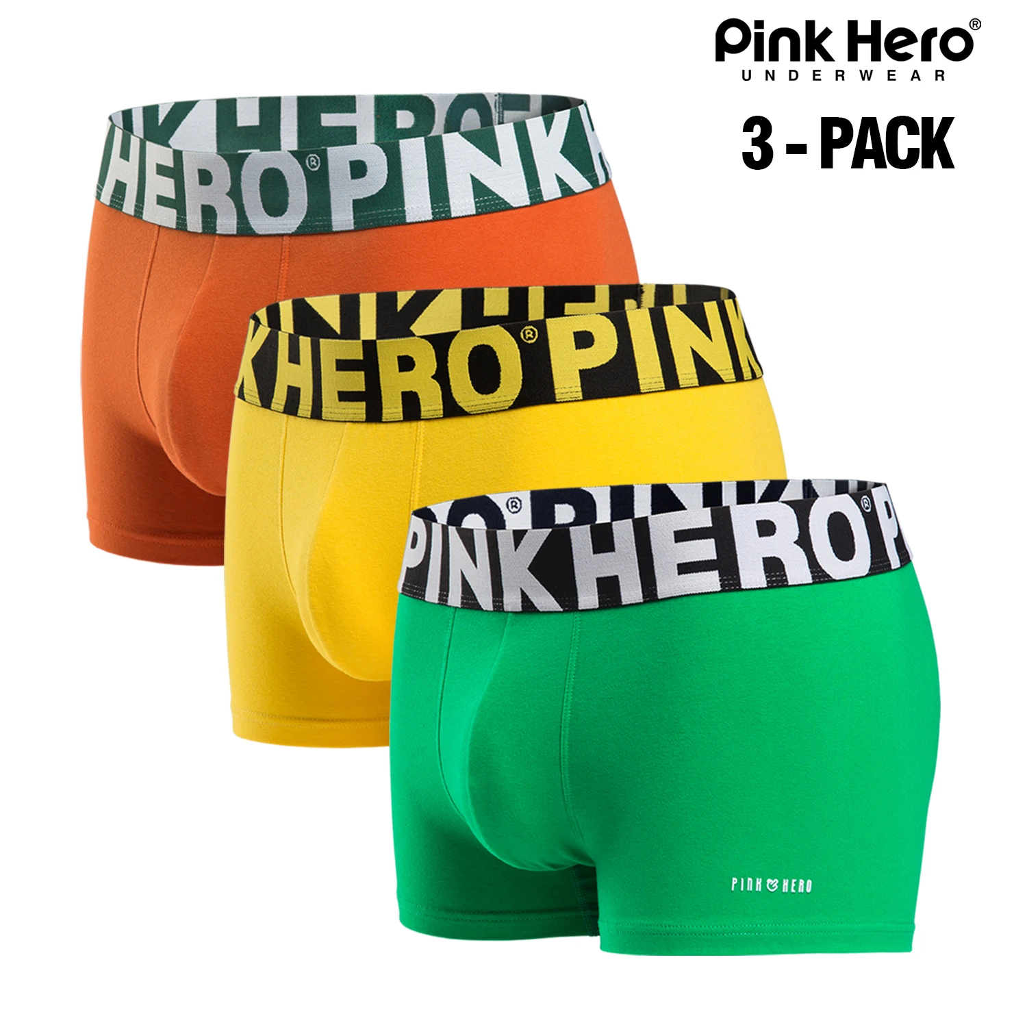 Męskie bawełniane bokserki PINKHERO, zestaw 3 par 13