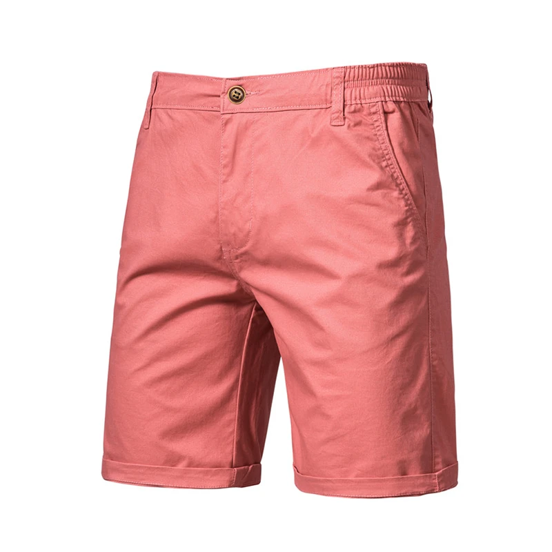 Męskie bawełniane szorty cargo na lato Skinpink