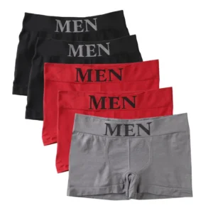 Męskie bokserki 5-pak - elastyczne i oddychające Be11