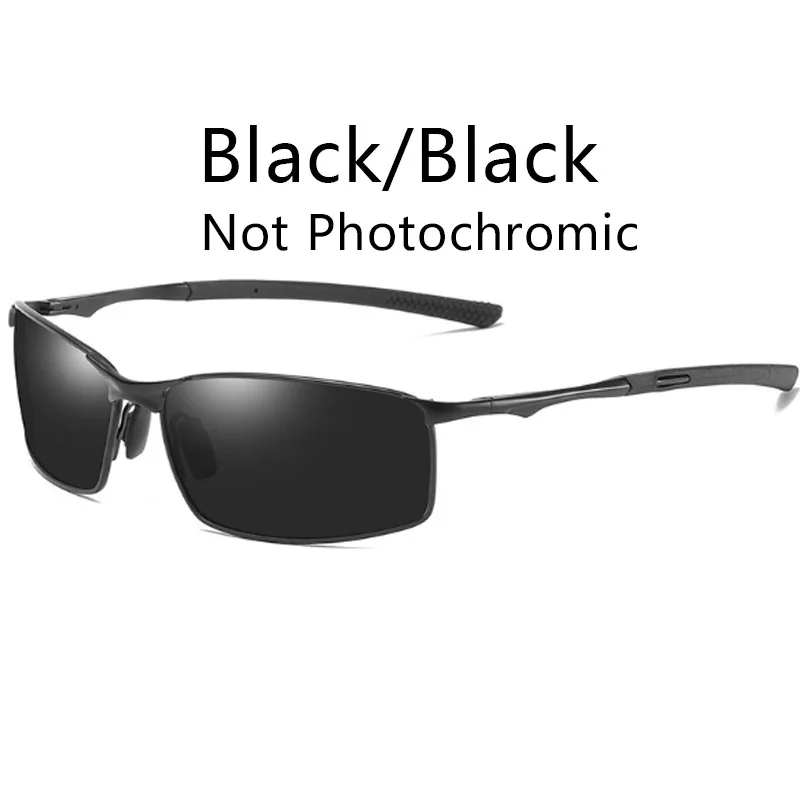 Męskie okulary przeciwsłoneczne fotochromowe z polaryzacją UV400 01