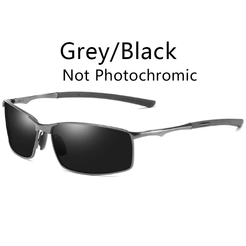 Męskie okulary przeciwsłoneczne fotochromowe z polaryzacją UV400 02