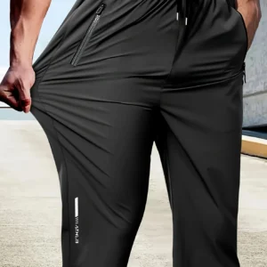 Męskie szorty sportowe z chłodzącej tkaniny ice silk Heise