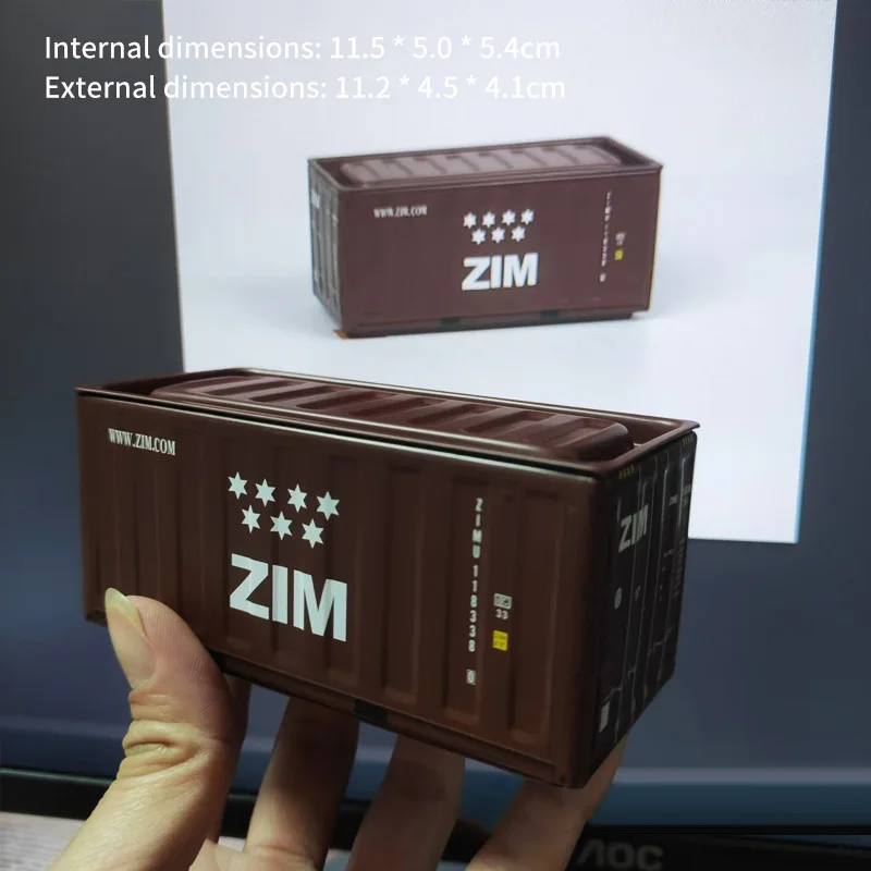 Metalowa mini skrzynka organizer na biurko A4