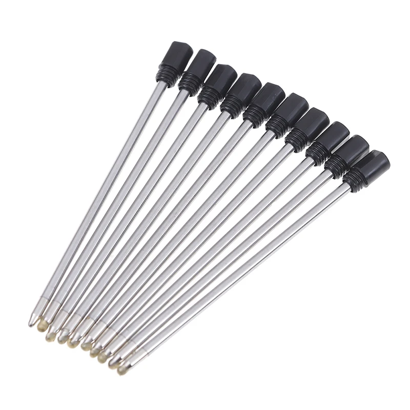 Metalowe wkłady do długopisów Diamond Crystal 0,5 mm, 10 sztuk Czarny