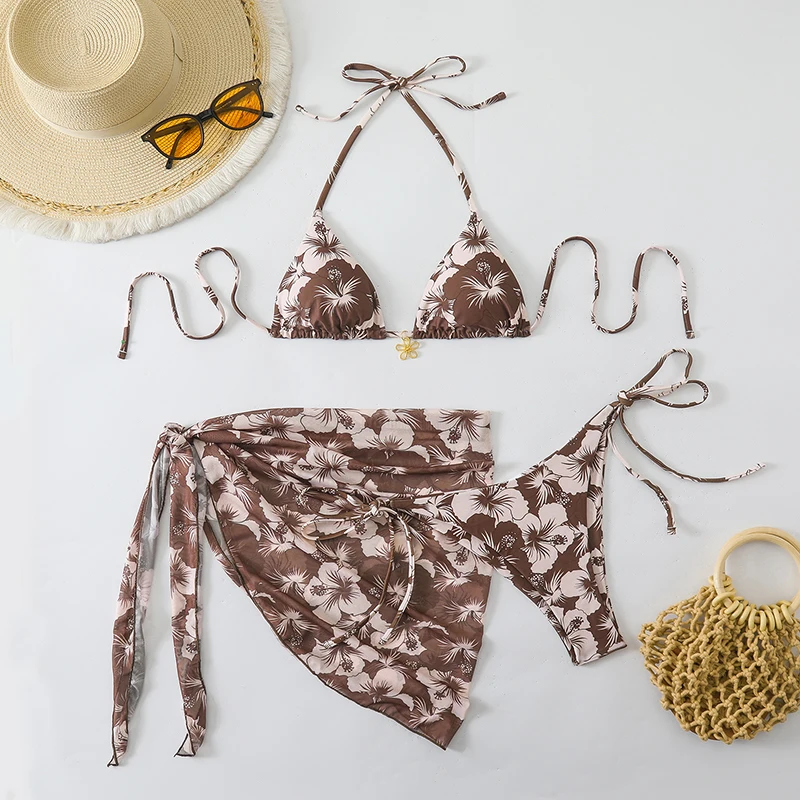 Mikro bikini damskie stringi — dwuczęściowy strój kąpielowy na plażę Czarny