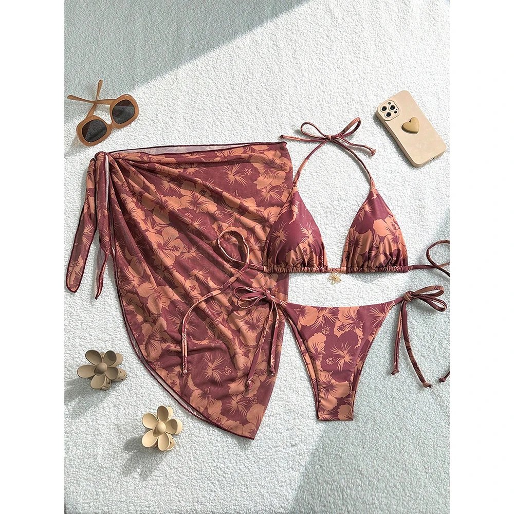 Mikro bikini damskie stringi — dwuczęściowy strój kąpielowy na plażę Imbir