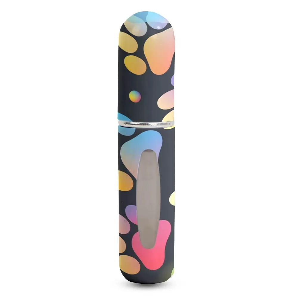 Mini atomizer do perfum na podróż — butelka wielokrotnego napełniania 5 ml Jasnoszary