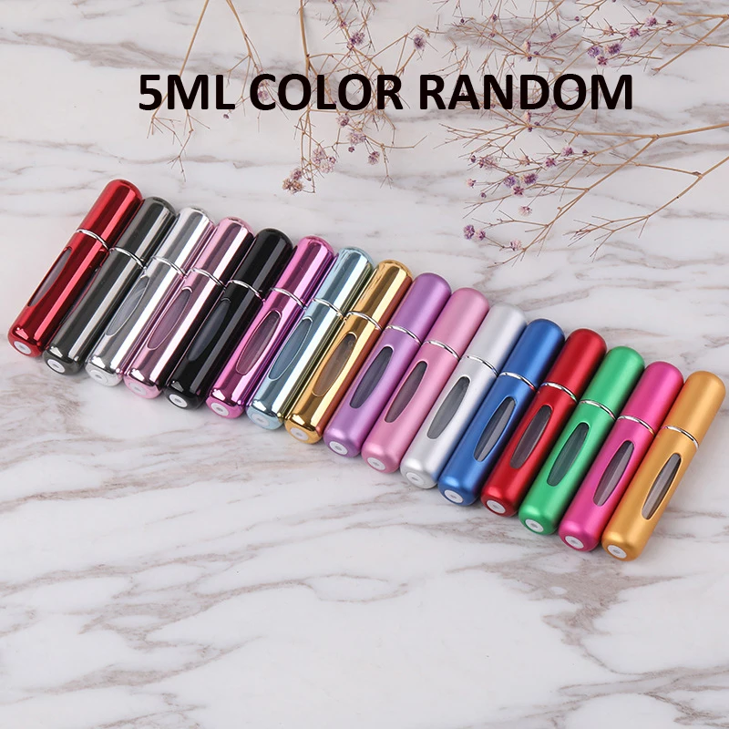 Mini atomizer do perfum wielokrotnego napełniania Jasnoszary