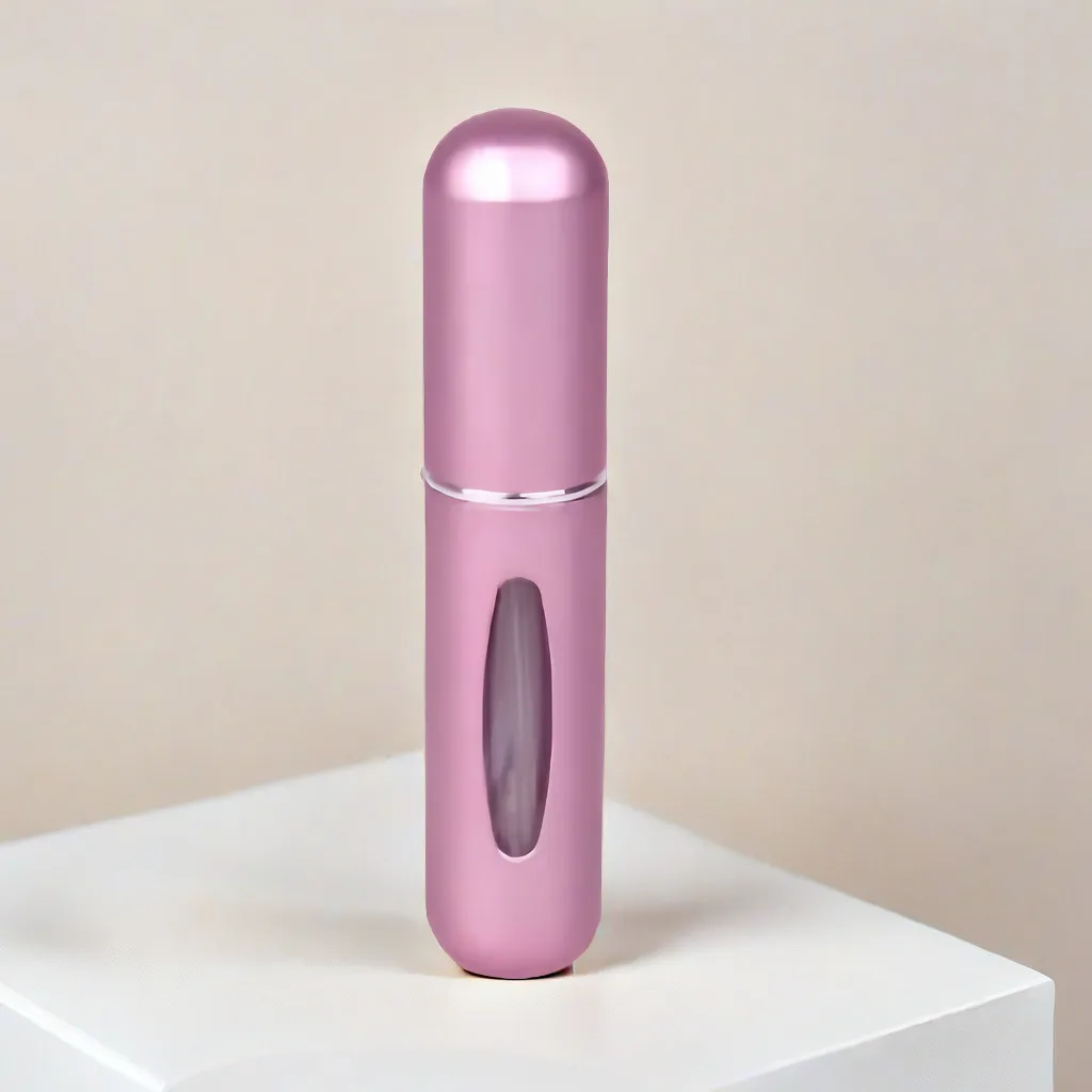 Mini atomizer podróżny do perfum wielokrotnego napełniania 5 ml Pomarańczowy
