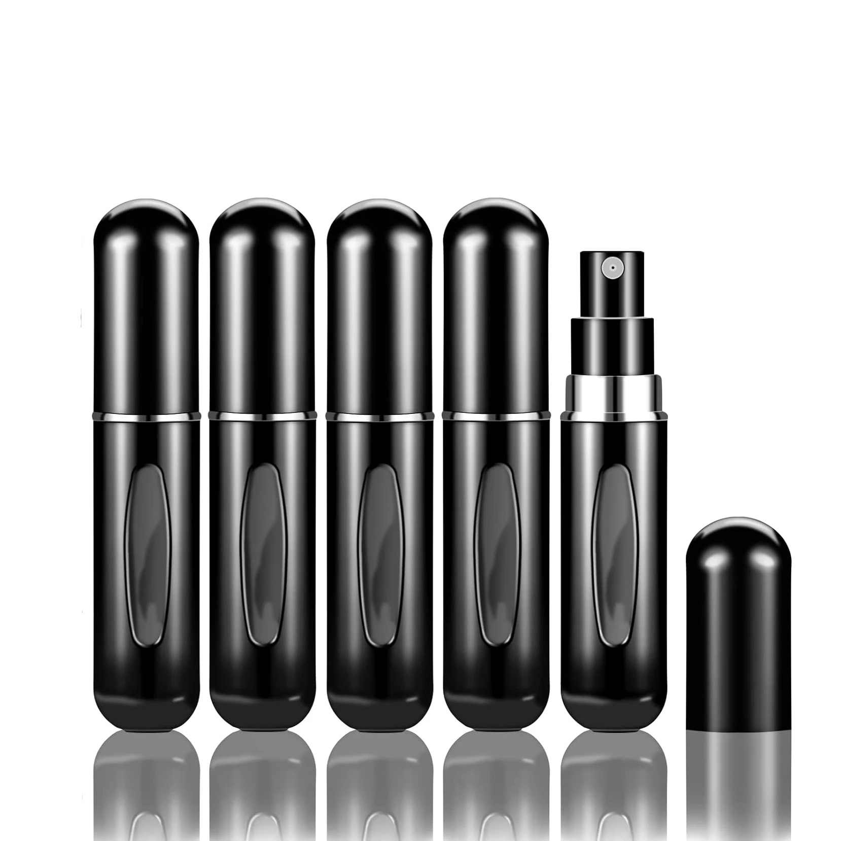 Mini atomizer podróżny do perfum wielokrotnego napełniania 5 ml śliwka