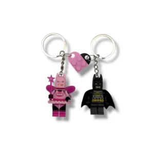 Mini brelok figurka do kluczy i plecaka Czarny