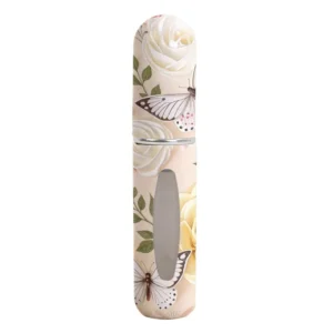 Mini butelka na perfumy 5 ml z atomizerem - wzór kota, podróżna Biały