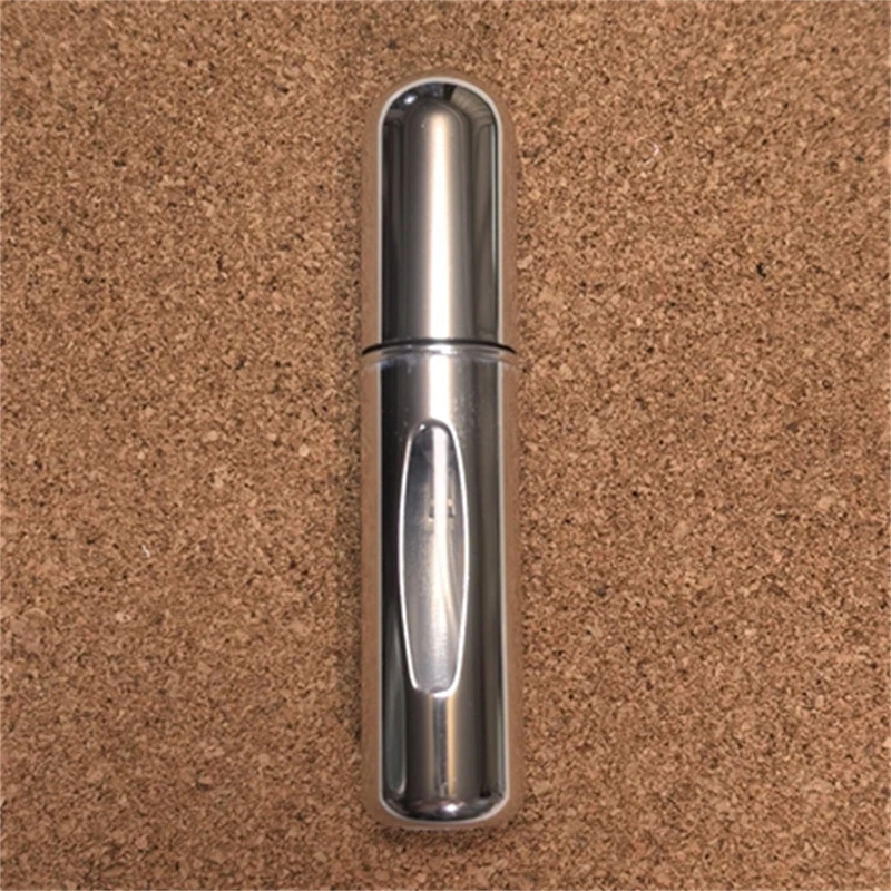 Mini butelka na perfumy 5 ml z atomizerem do podróży Ciemny szary