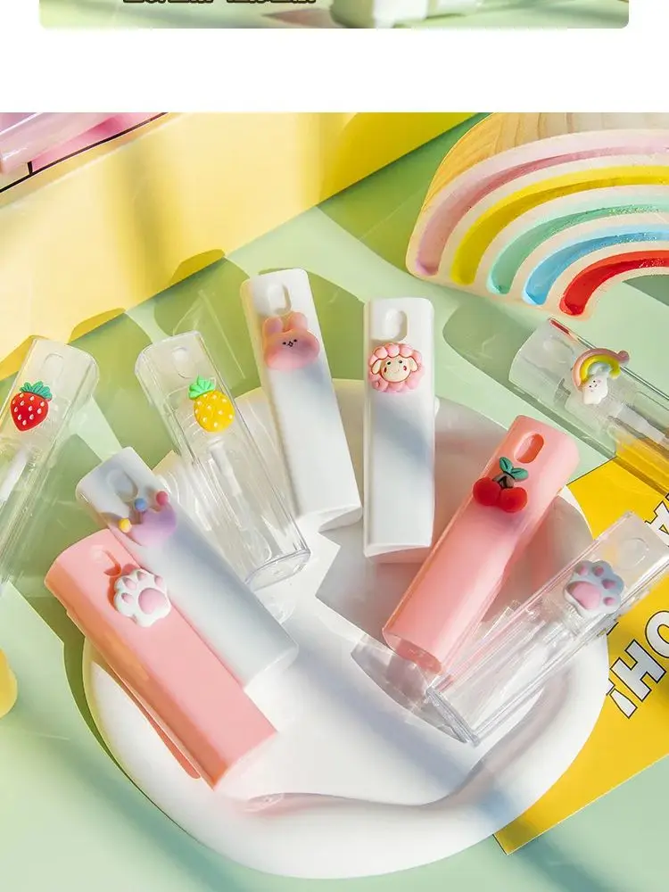 Mini butelki na kosmetyki i perfumy 10 ml - zestaw z rozpylaczem Bordowy