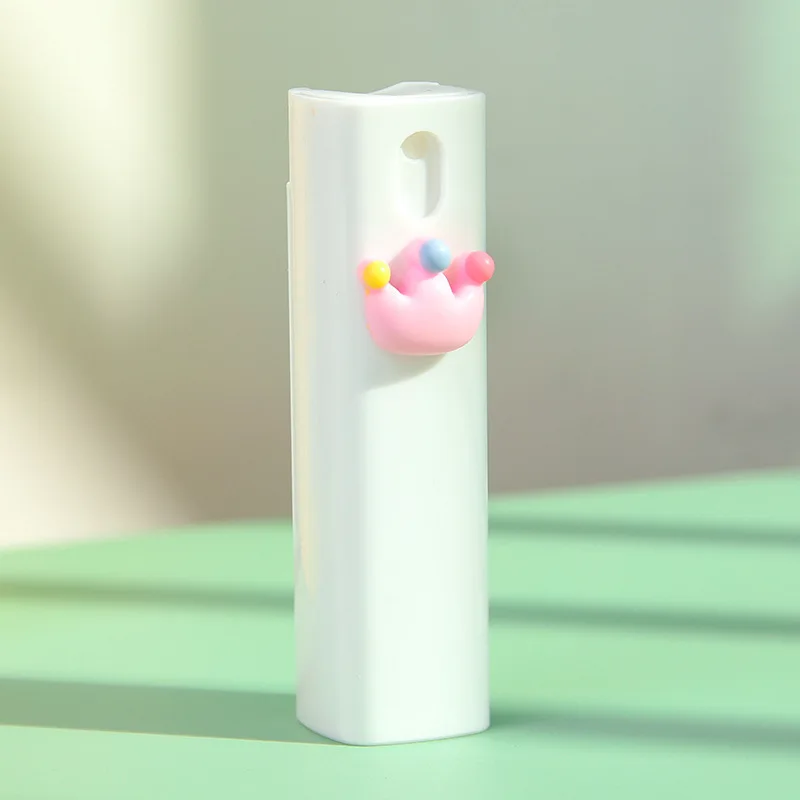 Mini butelki na kosmetyki i perfumy 10 ml - zestaw z rozpylaczem Ciemny szary