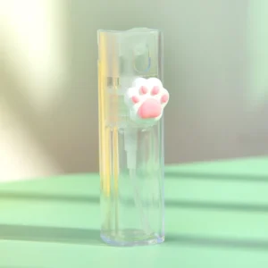 Mini butelki na kosmetyki i perfumy 10 ml - zestaw z rozpylaczem Jasnoszary