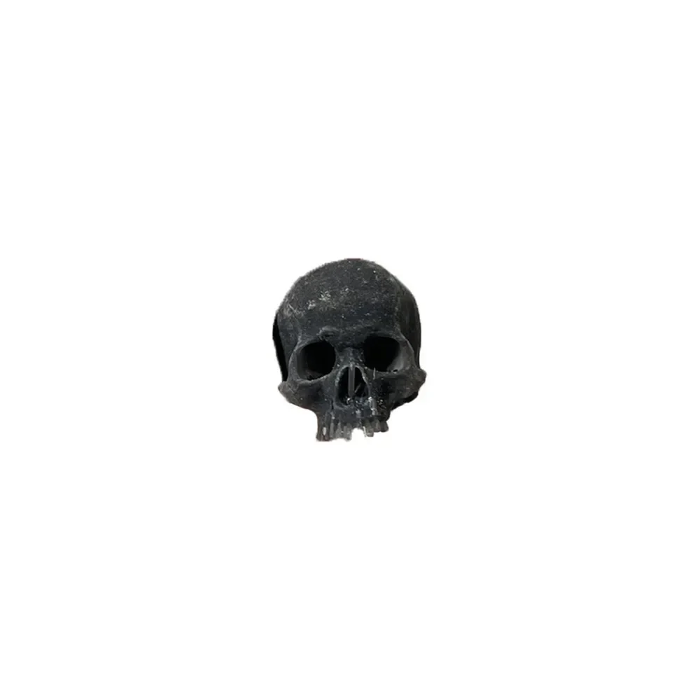 Mini czaszka miniaturowy model - dekoracja na Halloween Jasnozielony