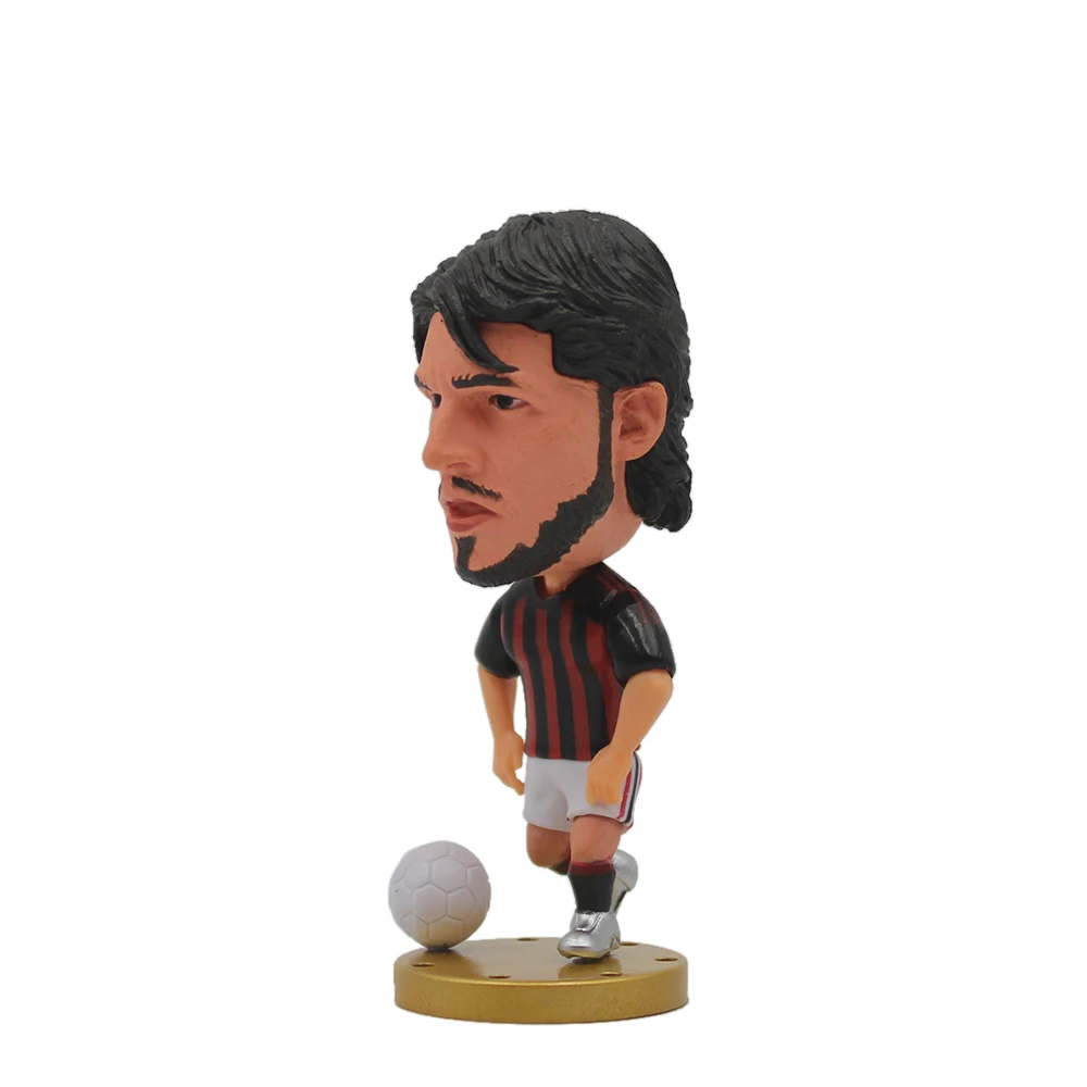 Mini figurki piłkarzy z żywicy - kolekcjonerskie statuetki Gattuso