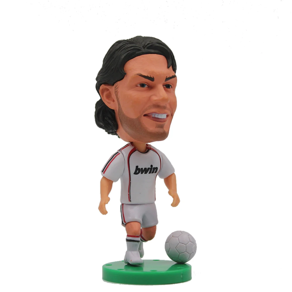 Mini figurki piłkarzy z żywicy - kolekcjonerskie statuetki Maldini2007