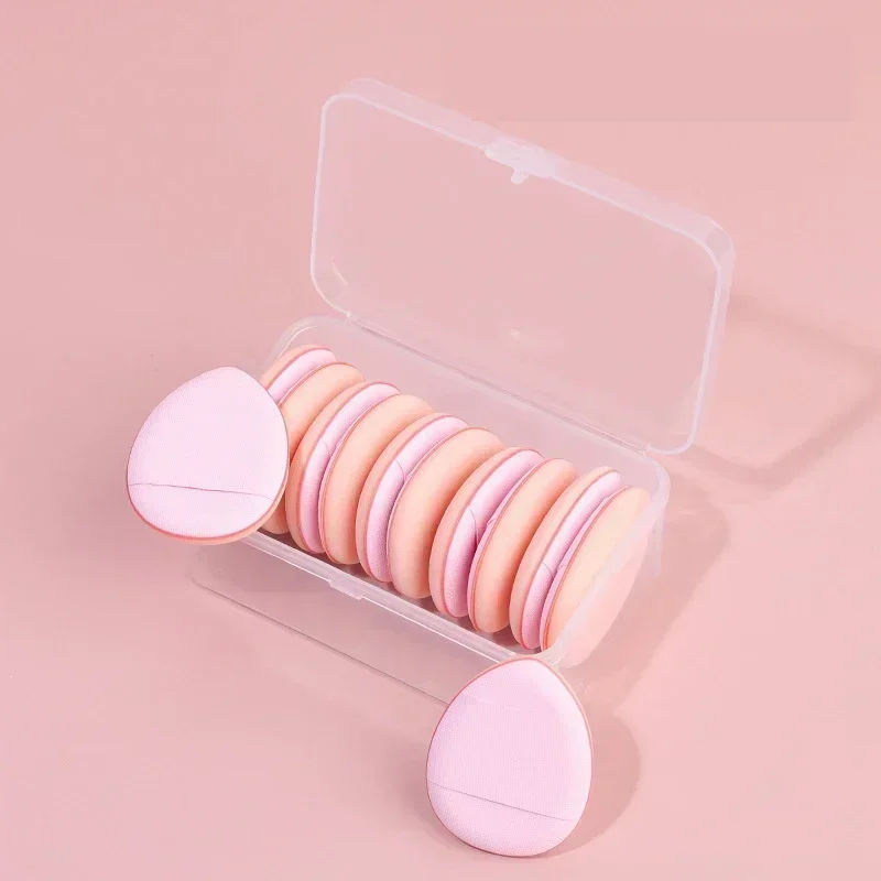 Mini gąbki do makijażu - puszki na palec do korektora Szary