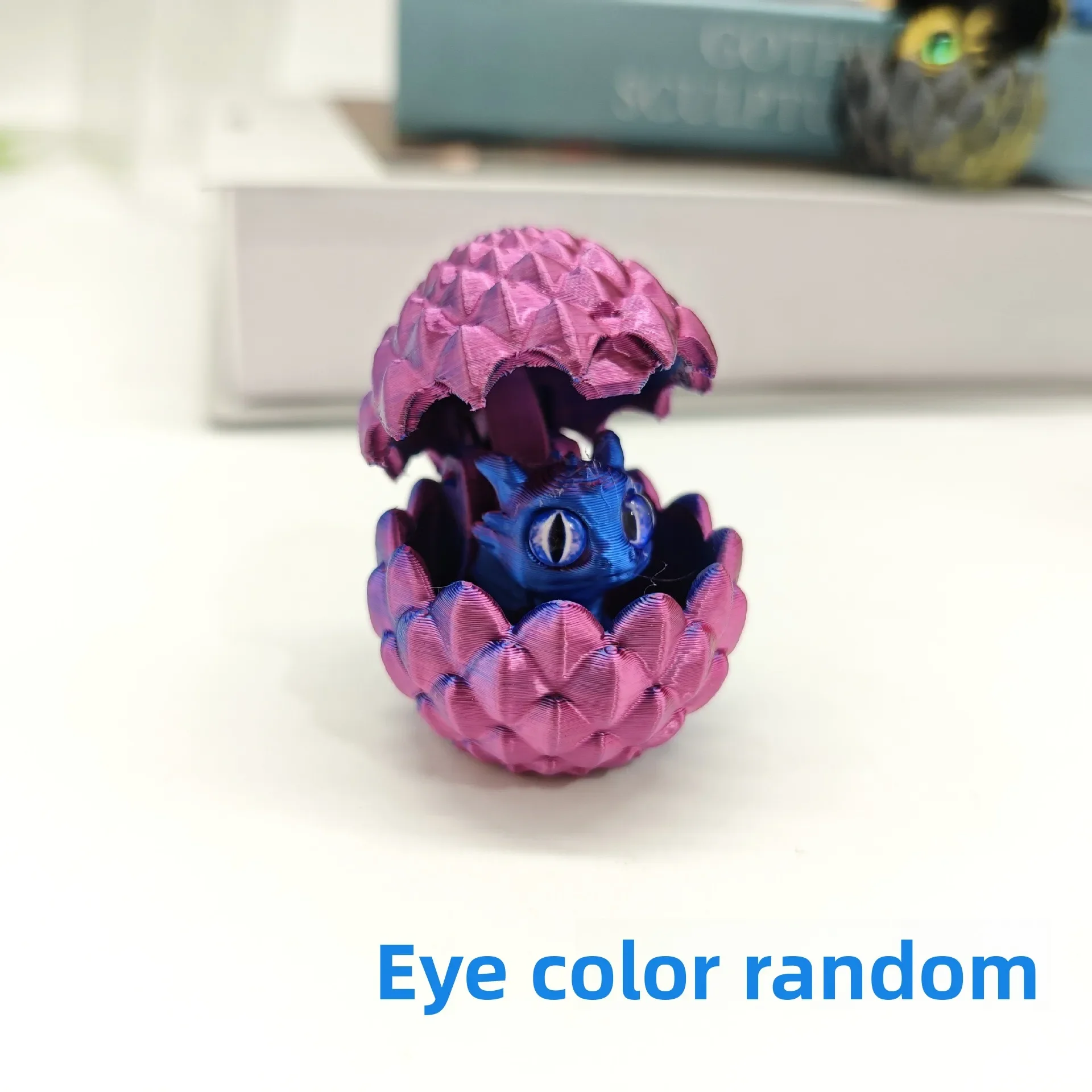 Mini jajka smoka 3D - zestaw figurek na Wielkanoc Jasnoszary