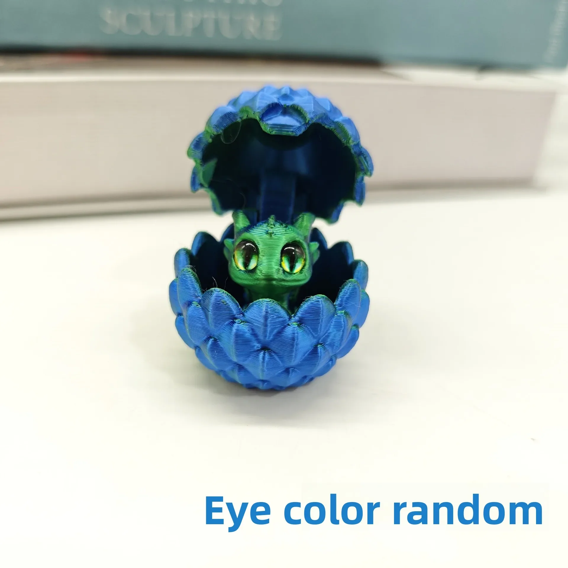 Mini jajka smoka 3D - zestaw figurek na Wielkanoc Jasnozielony