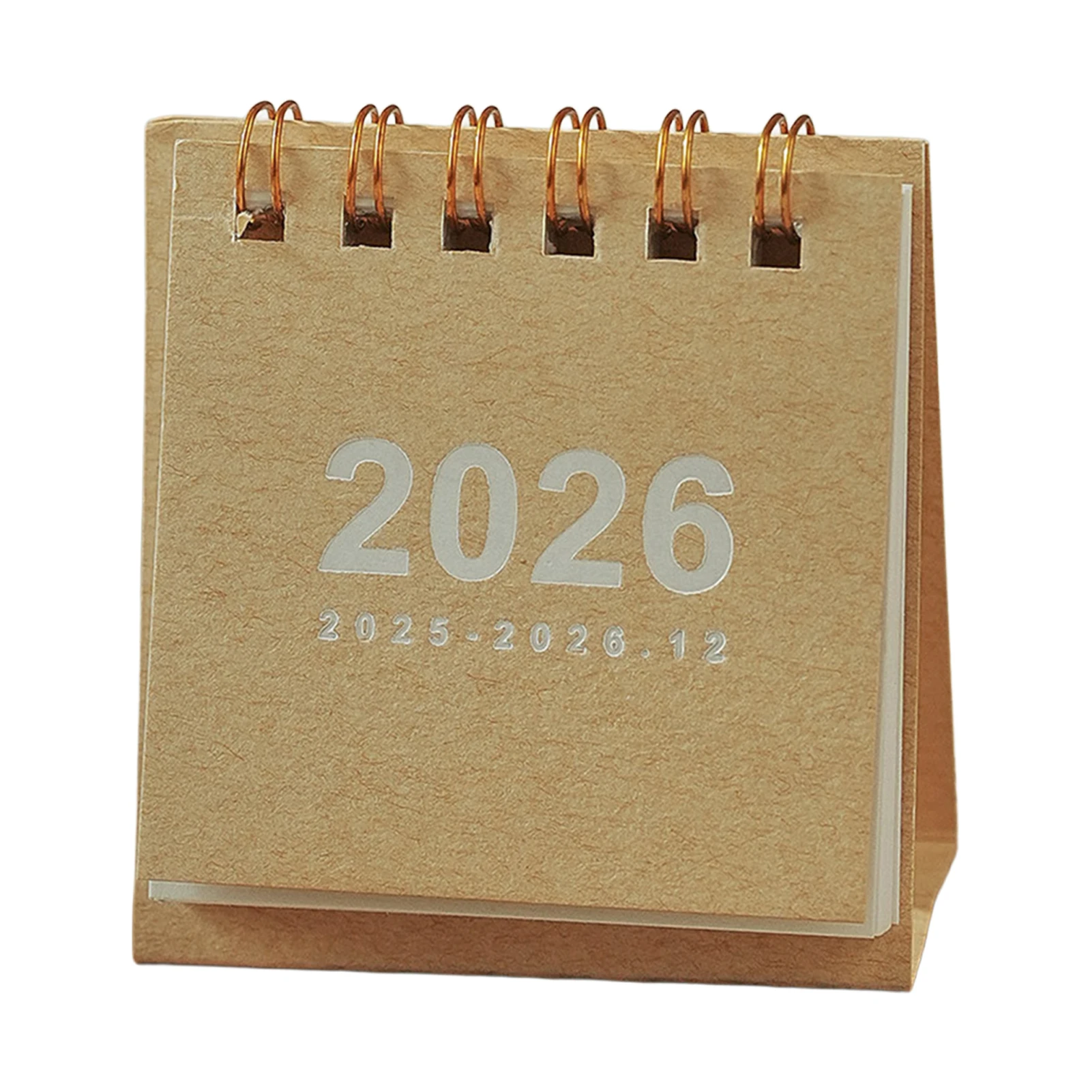 Mini Kalendarz Biurkowy 2026 – przenośny planer na biurko Granatowy