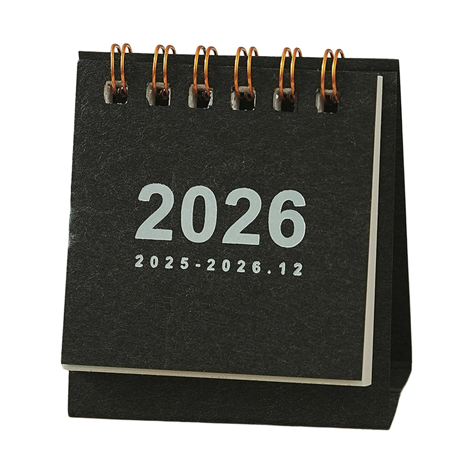 Mini Kalendarz Biurkowy 2026 – przenośny planer na biurko Jasnozielony