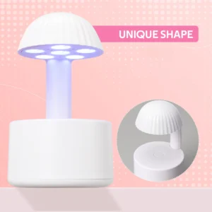 Mini lampa UV LED do paznokci z czujnikiem, ładowanie USB-C Biały