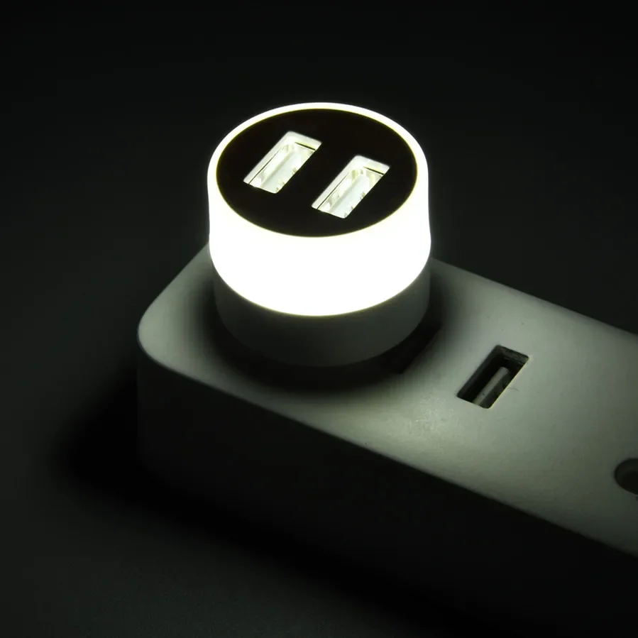 Mini lampka USB LED do czytania – elastyczna, kompaktowa Niebieski