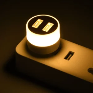Mini lampka USB LED do czytania – elastyczna, kompaktowa Zmienny