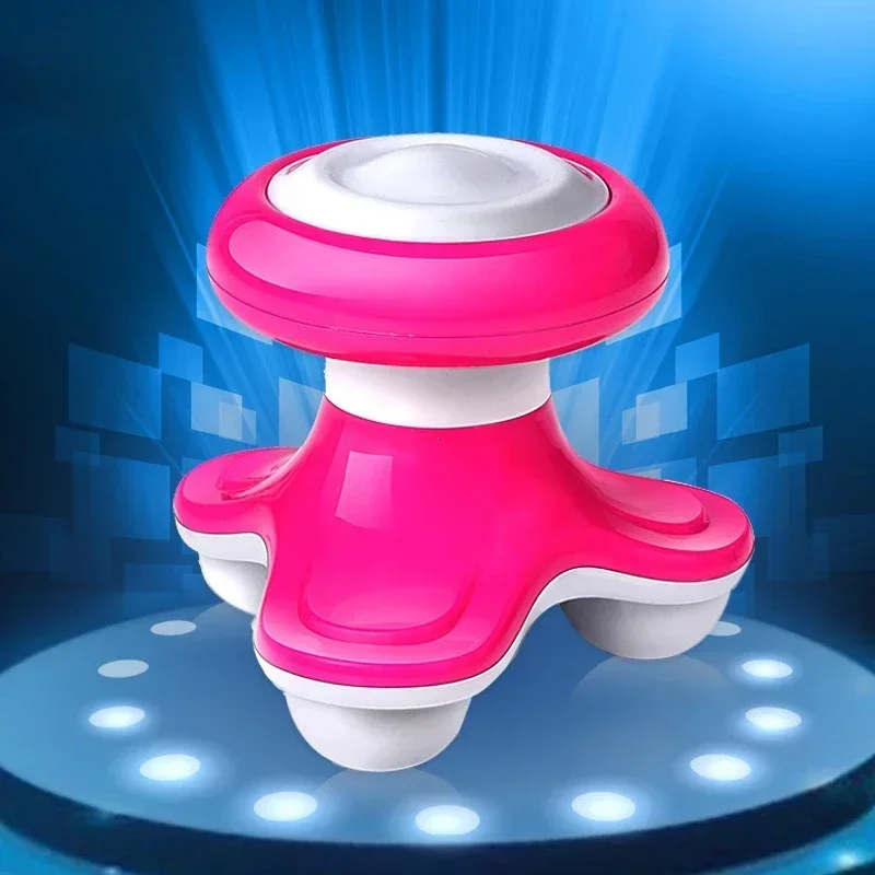 Mini masażer USB do szyi i ciała antycellulitowy Różowy