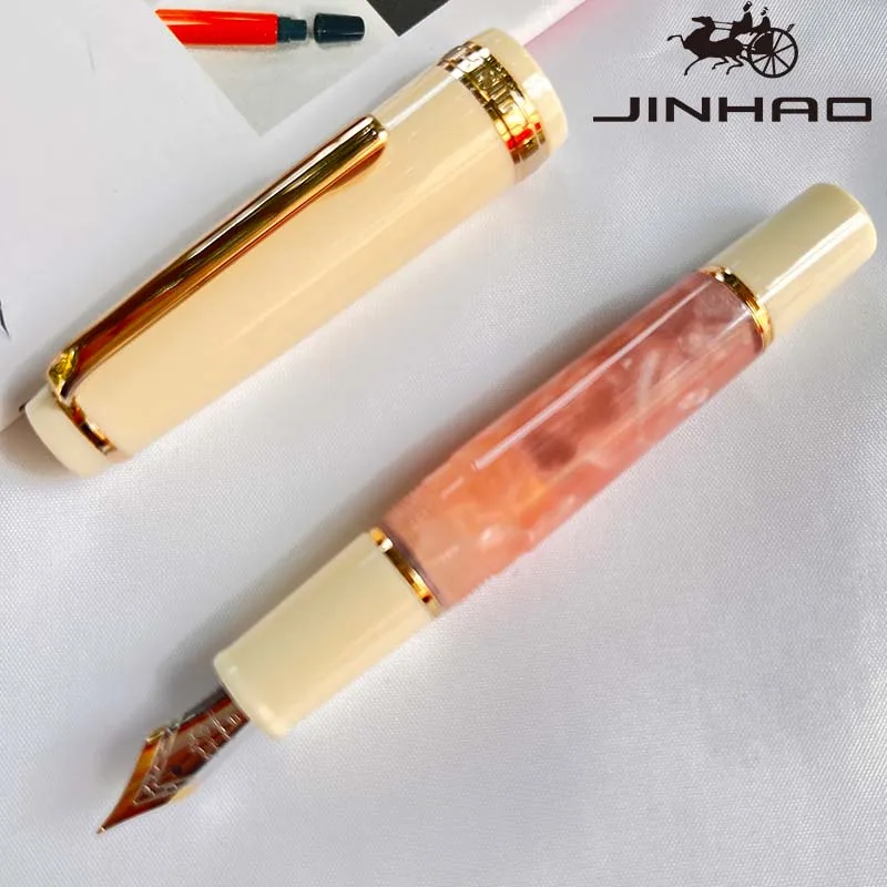 Mini pióro wieczne Jinhao 82 kieszonkowe z konwerterem Różowy