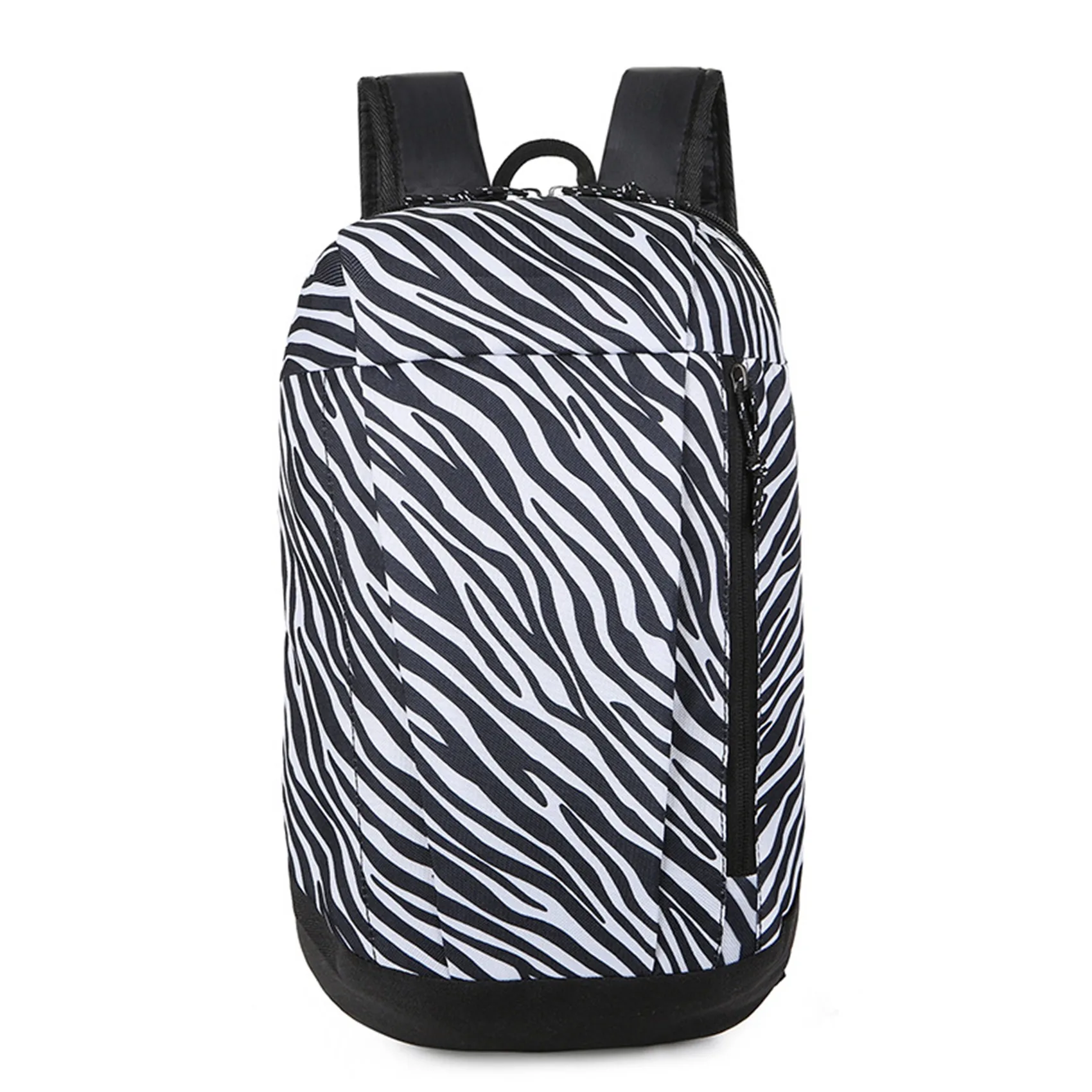 Mini plecak sportowy ultralekki na wycieczki Zebra stripe