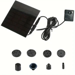 Mini pompa solarna 1,4W do fontanny i oczka wodnego Róża
