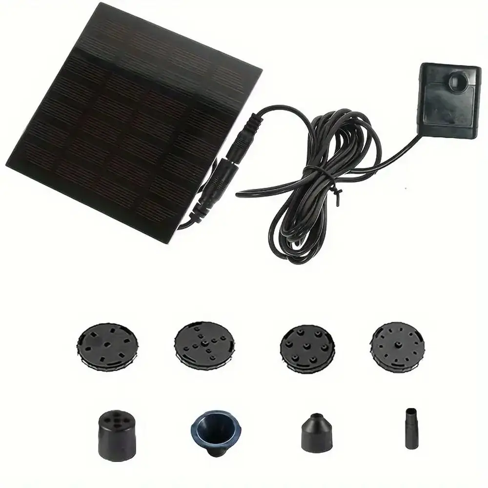 Mini pompa solarna 1,4W do fontanny i oczka wodnego Róża