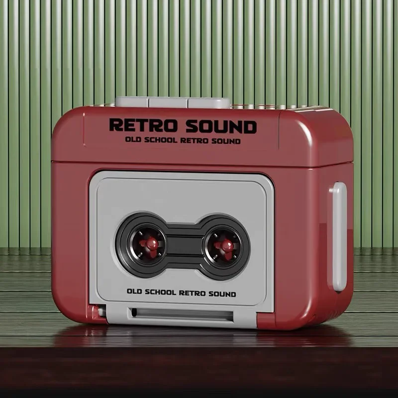 Mini pozytywka brelok retro grająca melodię Czerwony
