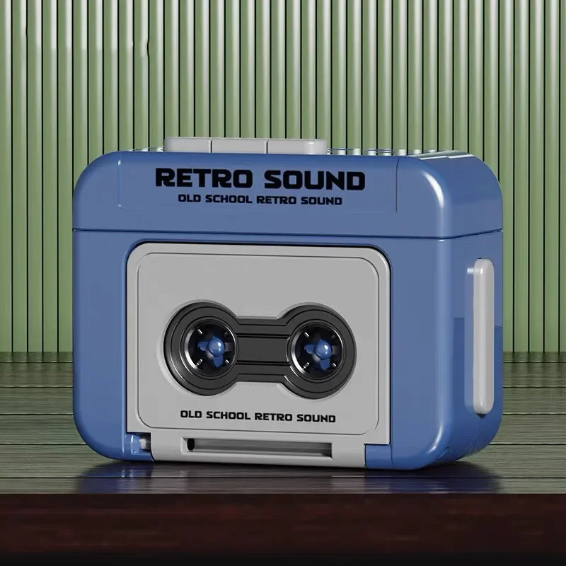 Mini pozytywka brelok retro grająca melodię Niebieski
