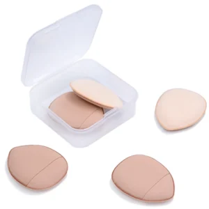 Mini puszek do makijażu — gąbki do podkładu i korektora zestaw 5/10 szt. Zielony