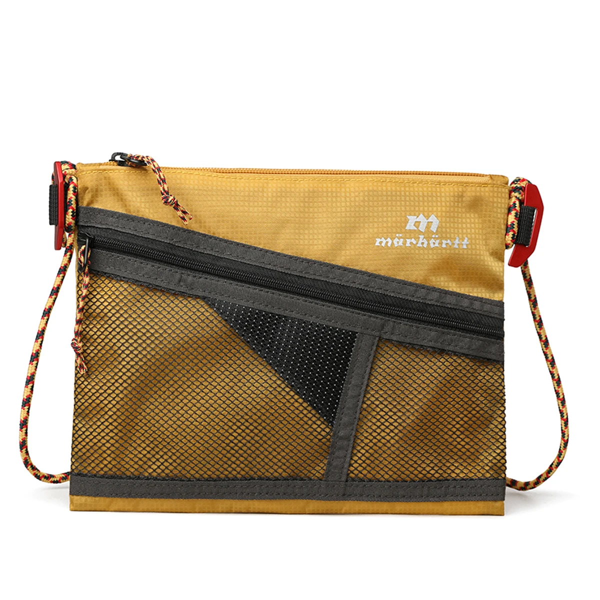 Mini torebka damska crossbody na telefon i dokumenty Żółty