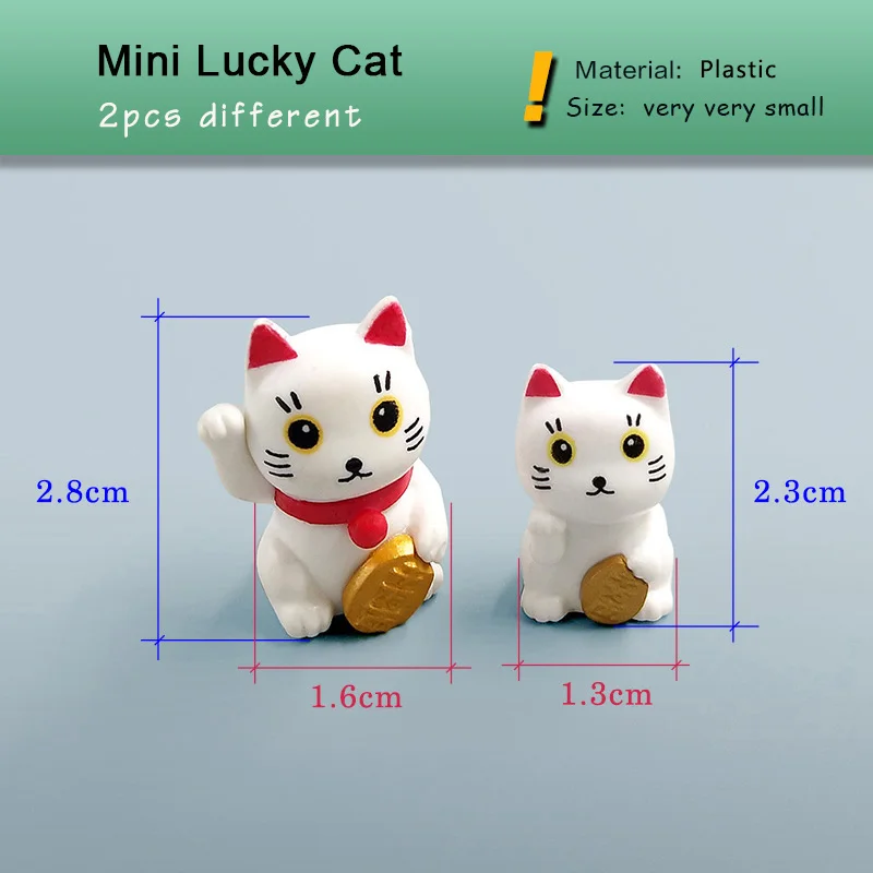 Miniaturowa figurka kota szczęścia dekoracja Czekolada