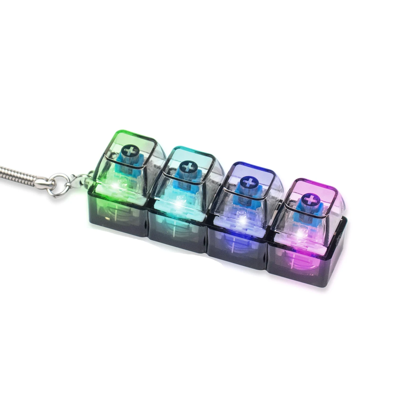 Miniaturowa klawiatura LED antystresowa z podświetleniem Brązowy