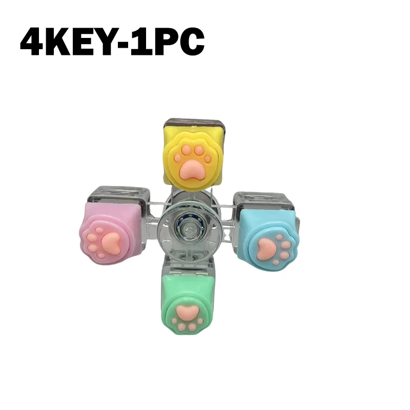 Miniaturowa klawiatura LED antystresowa z podświetleniem Szary