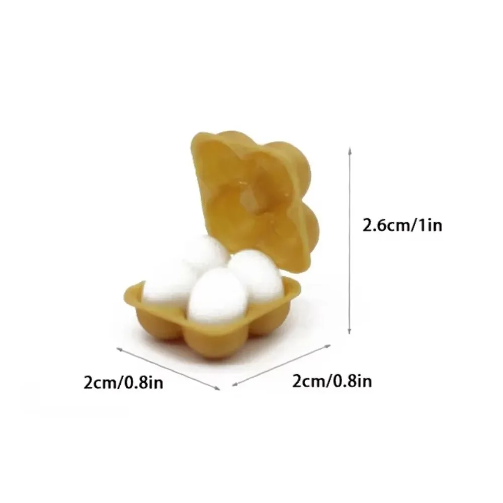 Miniaturowa tacka na jajka 1:12 do domku dla lalek Jasnozielony