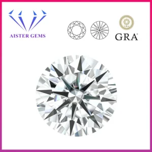 Moissanit luźny kamień z certyfikatem GRA – diament syntetyczny 