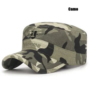 Moro kaszkiet sportowy z haftem, bawełniany, na wiosnę Camouflage