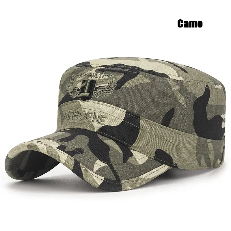 Moro kaszkiet sportowy z haftem, bawełniany, na wiosnę Camouflage